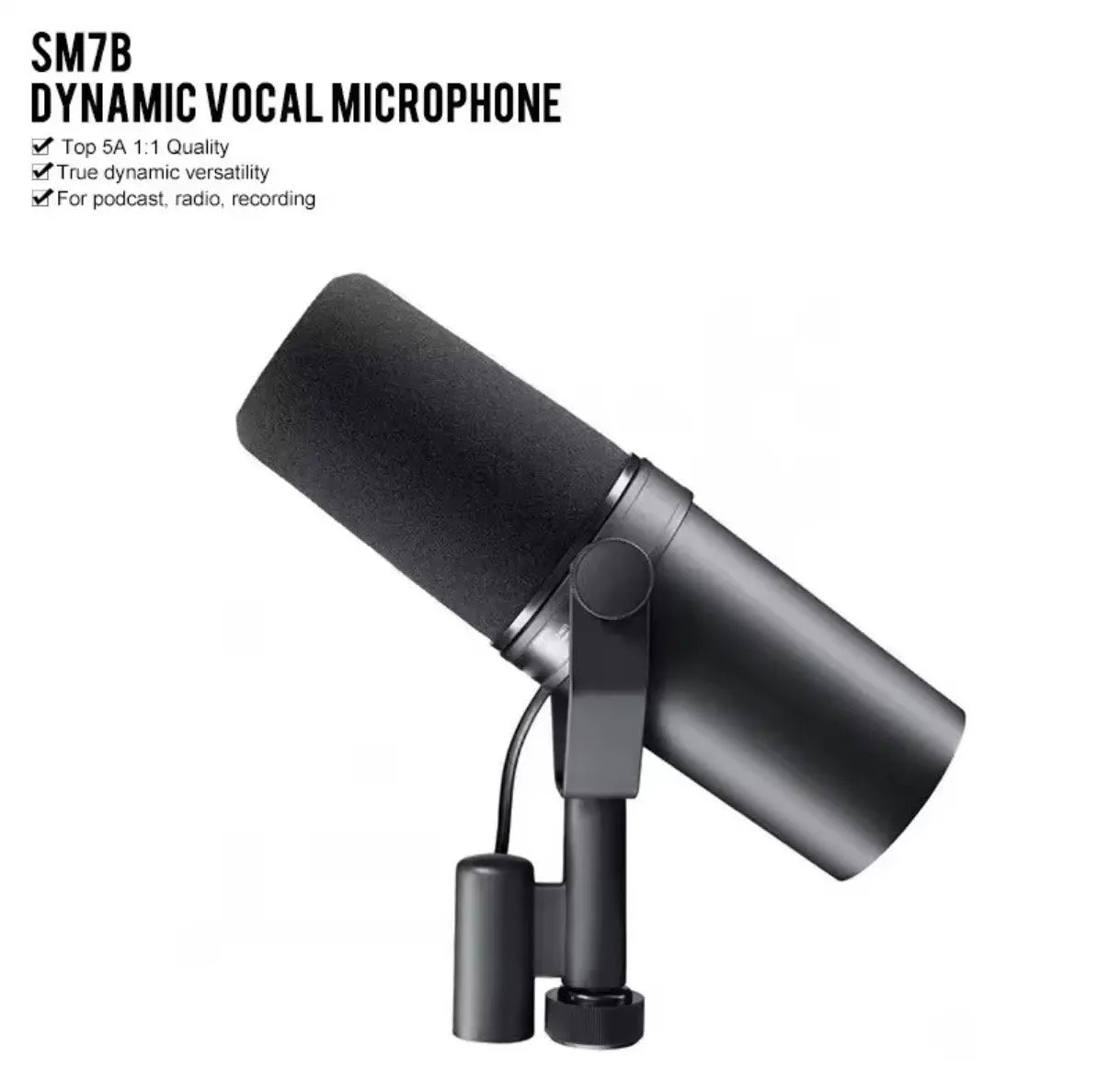 Shure SM7B – Micro Professionnel Podcast & Studio Ma boutique